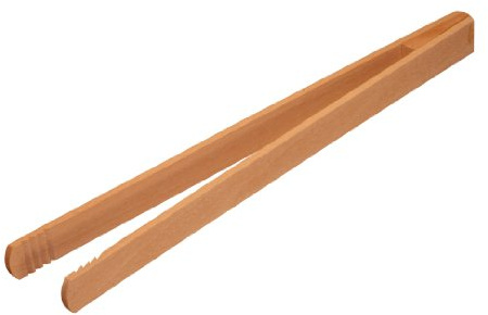 Grillzange aus Holz geleimt; (30cm)