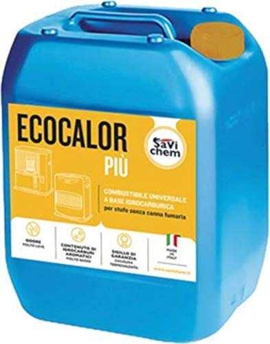Combustibile per stufe unversale inodore SaviChem Ecocalor più 18lt tappo giallo