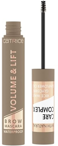 Catrice Volume & Lift Brow Mascara Waterproof, Augenbrauen, Nr. 020 Blonde, braun, fixierend, natürlich, vegan, wasserfest, Mikroplastik Partikel frei (5ml)