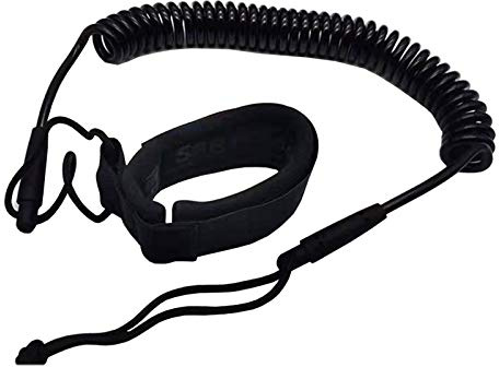 Cukol Leash Surf Sup per Tavola da Surf Paddle Board Kayak Bodyboard Guinzaglio Nero