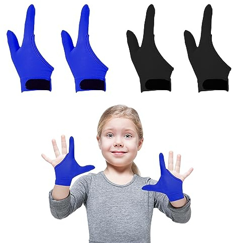 HYUXNT 4 guanti protettivi da leccare il pollice, guanti a compressione masticabili per bambini, guanti traspiranti per mordere le unghie, i bambini smettono di succhiare il pollice e mordere le dita