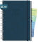 Häfft® Business-Timer 2025 A4 Maxi Nachtblau 1 Woche 2 Seiten - XL Terminplaner, Wochenplaner, Wochenkalender, Organizer, Terminkalender - nachhaltig & klimafreundlich