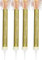 Ice Fountain Candles for Cakes, Cake Sparklers, Cake Toppers, Ideal for Christmas Decoration, Birthday Party, Decorations, and Other Special Occasions (4Pcs Gold Fountaun)