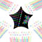 Giantree 630pcs Luminous Origami Star Paper Strips, Double Sided, Colorful Decorative for DIY Hand Art Crafts