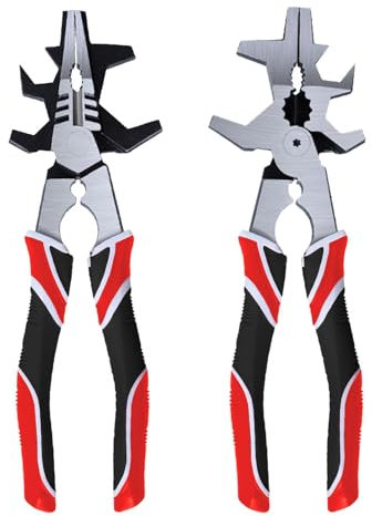 laxreheye Zangen zum Schweißen, Schweißzangen - 8-Zoll-Drahtzangen-Handwerkzeuge Hartstahl,Mehrzweck-Schweißzange in professioneller Qualität mit rostfreiem, ergonomischem beschichtetem Griff zum