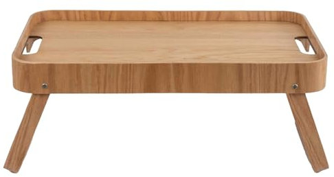 Sagaform Hanna 5018419 - Vassoio per colazione in rovere rosso con gambe di supporto, 30 x 50 cm, altezza 19 cm