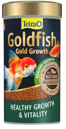 Tetra Goldfish Fish Food Gold Growth, Premium Food for All Goldfish, 250 ml