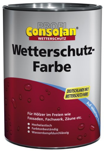 Consolan Profi Wetterschutzfarbe RM 205 dunkelbraun 2,5 Liter