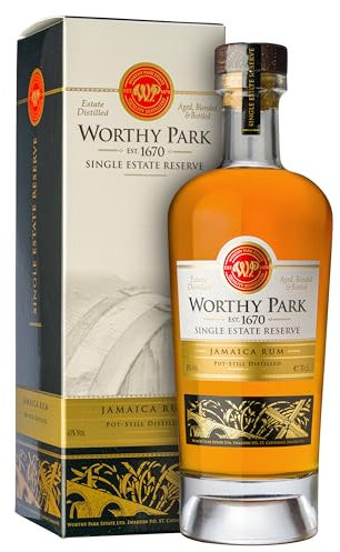 WORTHY PARK - 12 ans Single Estate Rum Jamaïque 50 degré 70CL