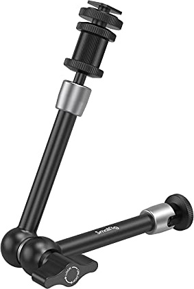 SMALLRIG Articulating Rosette Arm Max 11'' Long with Cold Shoe Mount & Standard 1/4-20 Threaded Screw Adapter - 1498