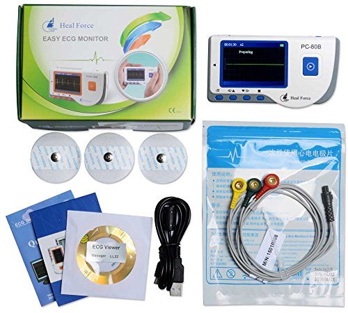 HEALFORCE PC-80B Heart ECG Monitor Data Recorder W/Software