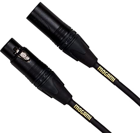 Mogami Gold Studio 03 XLR to XLR Quad Conductor Patch Cable 3 feet