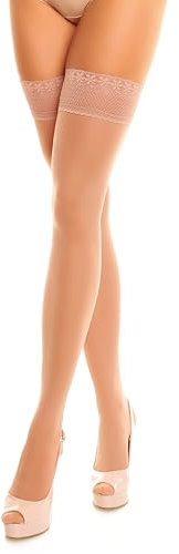 GLAMORY Vital 40 halterlose Stützstrümpfe-teint-52-54