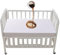 Spannbettlaken 70x140cm Bettlaken 140x70 Spannbetttuch bis 20cm Wasserdichter Matratzenschoner für Kinderbett Matratzenbezug, weich waschbar atmungsaktiv für Babybett