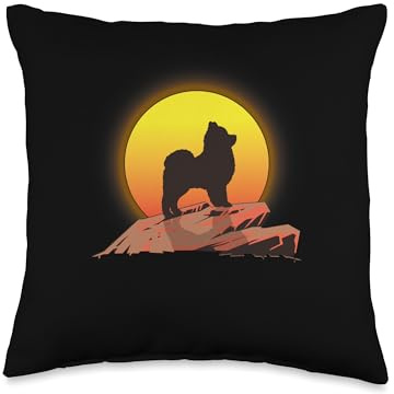 Pomeranian Pom-Dog Throw Pillow