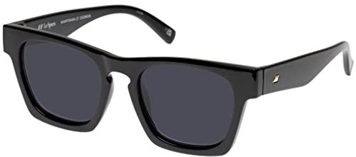 Le Specs WHIPTRASH BLACK - Sonnenbrille für Damen Rechteckige Rahmenform mit hohem UV-Schutz LSU2329606