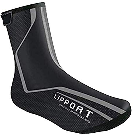 Cycling Shoe Covers Winter Warm Road MTB Bicycle Booties Windproof Bike Overshoes Thermal Shoes Cover for Men Women Black