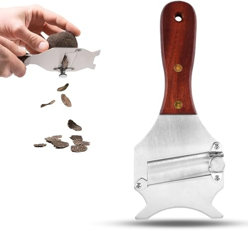 Affettatartufi in Acciaio Inox Cioccolato, Coltello Affetta Tartufi, Taglia Tartufo Professionale, Affetta Tartufi, Grattugia per Tartufo, Taglia Tartufo, Tagliatartufi, per Formaggi, Tartufis, Aglio