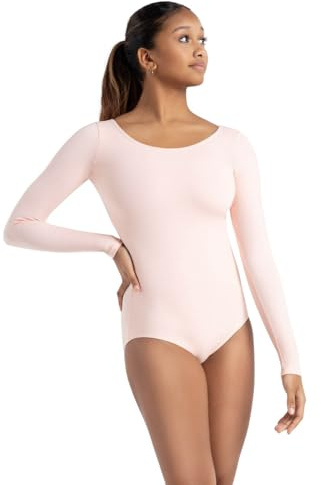 Capezio Justaucorps à manches longues pour femmes, taille M, Rose ballet