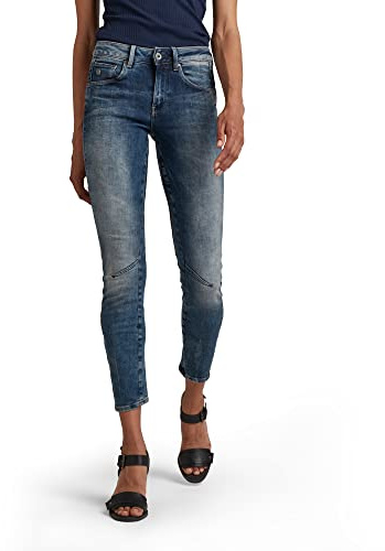 G-STAR Arc 3D Skinny Jeans Donna, Blu (Medium Aged D05477-8968-071), 28W / 28L