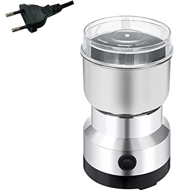 YUEFU Molinillo eléctrico multiusos de café en grano, fresadora de acero inoxidable para semillas, especias, s, nueces