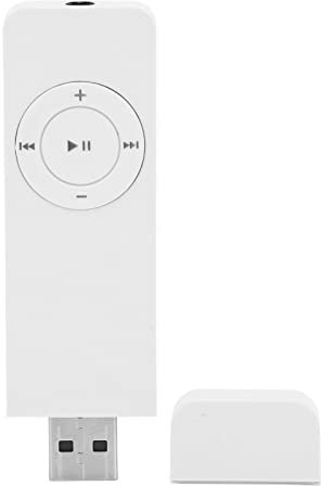 GOWENIC MP3 Player, 64 GB, Weiß, Musikplayer mit integriertem 180 mAh unterstützt Audiobücher und Hi-Res-Audio, für unterwegs (White)