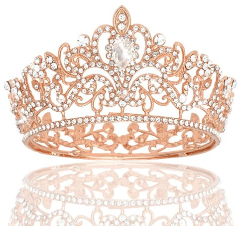 Corona Regina, Decorazione per Torta con Corona, Queen CrownTopper, Crown Cake Topper, Corona Bambina, Mini decorazione Della Corona, per Ragazze Compleanno, Torta, Decorazione di Bouquet