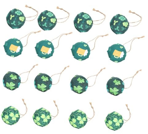 Amosfun 16 Stück Zum St. Patrick's Day Zum Irish's Day Zum Saint Patrick's Day Aus Schaumstoff und Baumwolle Sicher und Als Dekoration.