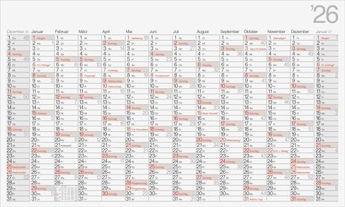 rido/idé 7033670006 | Plakatkalender Mod. Office II 2026 | 1140×685 mm