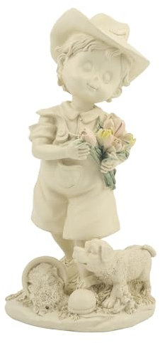 Artmitz Estatua de Jardín 25 cm Statue – Decoración de Jardín, Estatua de Exterior, Decoración para el Hogar