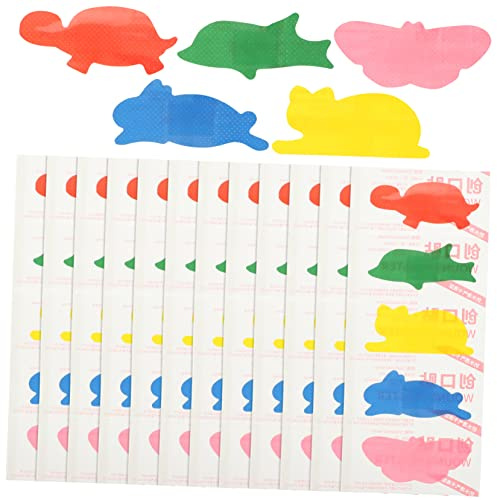 MUCKLILY Cajas De Unidades De Vendas Adhesivas De Dibujos Animados Para Niño Pequeño Transpirables Resistentes Diseño Divertido Para Heridas Niño Niña