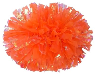 Fluffy pompon, Cheerleading Pom Poms Pack om 6 Multicolor 36cm(Oranje)