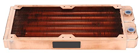 OEBUAFI Industriell Vattenkylningsradiator Premium Kopparmaterial för Förbättrad Värmeavledning Lämplig för Datorbyggd 276 X 121 X 29 Mm