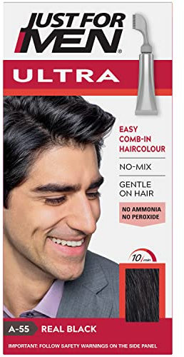 Just for Men Ultra, Hair Colour Dye, A55 Real Black