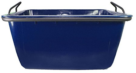 UvV Fertigmörtelkübel Mörtelwanne 200 Liter kranbar geprüft (Blau)
