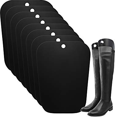 Bememo 8 Pieces Boot Shaper Form Insert Boot, 14 Inch, Black