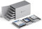Yottamaster Aluminium 5 Bay USB C Festplattengehäuse, Externe SATA Festplatte Gehäuse für 3,5 /2,5 festplatten-Unterstützung 5X16TB- mit 80mm Leise Lüfter, EU-Stecker [Festplatte Nicht enthalten]