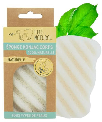 Esponja Konjac Cuerpo Natural - Feel natural