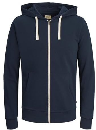 JACK & JONES Jjeholmen Zip Hood Noos Sweatjacka, Navy Blazer, 3XL EU, Blå (Navy Blazer Fit: Reg Fit), 3XL