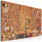 murando - Quadro Acustico Astratto Klimt 3 pezzi schiuma acustica Quadri Moderni Camera da Letto Matrimoniale - Stampa su Tela - Pannelli Fonoassorbenti Decorativi - Fonoassorbente
