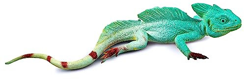 TIESOME Eidechse Chamäleon Realistische Eidechsenfiguren, Chamäleon Kuscheltier weiche Gummi Reptilienfigur elastisches Eidechsenmodell lebensechtes Reptilienspielzeug für Geburtstagsgeschenk