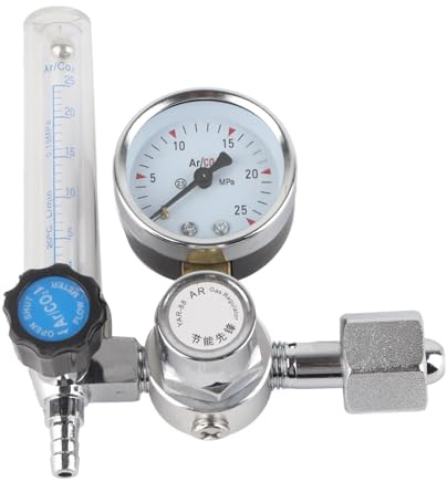 Yusat Ersättning Argon CO2 Mig Tig Flödesmätare Regulator Tryckmätare Svetsdelar
