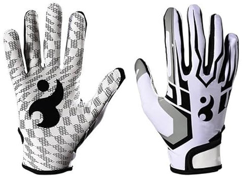 CBFGGOEUDFBS Profi-Baseball- und Softball-Schlaghandschuhe: Outdoor-Sportausrüstung – Präzise Passform, Komfort und Haltbarkeit(White,M)