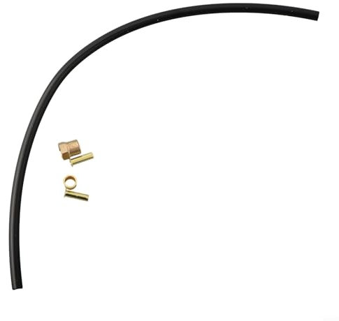 HOGARDENME Manguera de compresor de aire de 30 cm de nylon de repuesto de alta presión con válvula de retención para conectar accesorios neumáticos