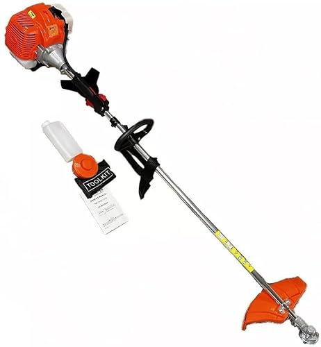 21 SHOP® Decespugliatore Tagliabordi 52cc a Scoppio Motore Benzina 2 Tempi Multifunzione