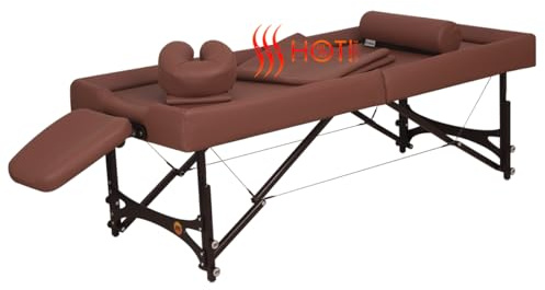 MOV Table de Massage Professionnelle avec système de Chauffage Amovible innovant Veda_TX Hot!Zone, résistant aux Produits cosmétiques et à l'huile