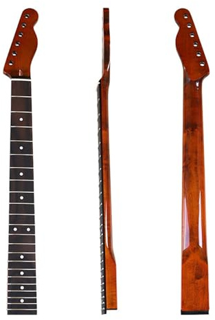 DIY gitarrhals 6 strängad 22 bands lönnhals för elgitarr gör det själv tillbehör
