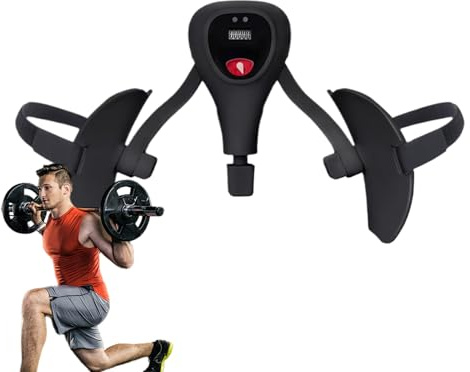 Allenatore per gambe e fianchi, rinforzante intelligente regolabile - allenatore per pavimento pelvico regolabile con contatore digitale, per tonificare gambe e fianchi in palestra a casa