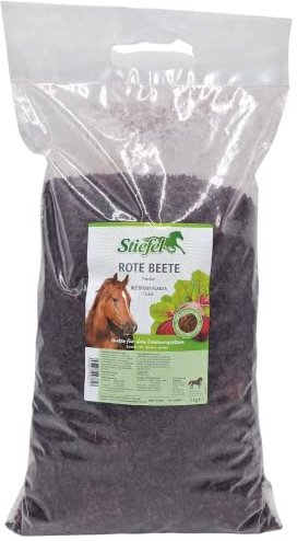Stiefel Rote Beete Flocken für Pferde, 100% naturbelassene Rote Beete, zur Stärkung des Immunsystems, Rote Rübe, 3kg