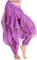 MUNAFIE Bauchtanz Hose, Tanzhosen für Damen, Bauchtanz Kostüm Damen Lila